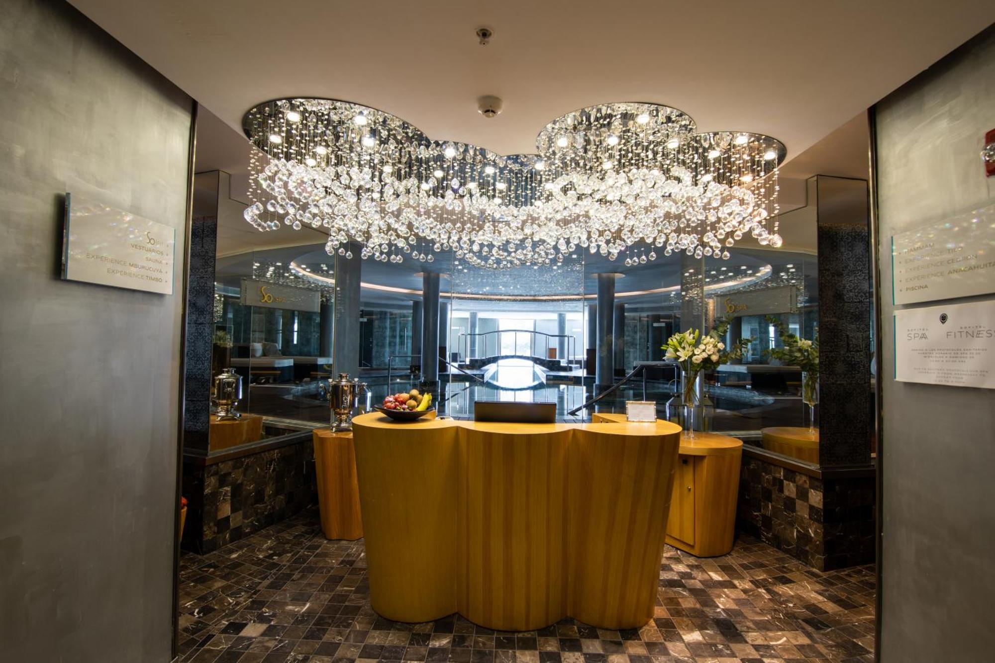 Sofitel Montevideo Casino Carrasco & Spa Exterior foto The lobby of the hotel